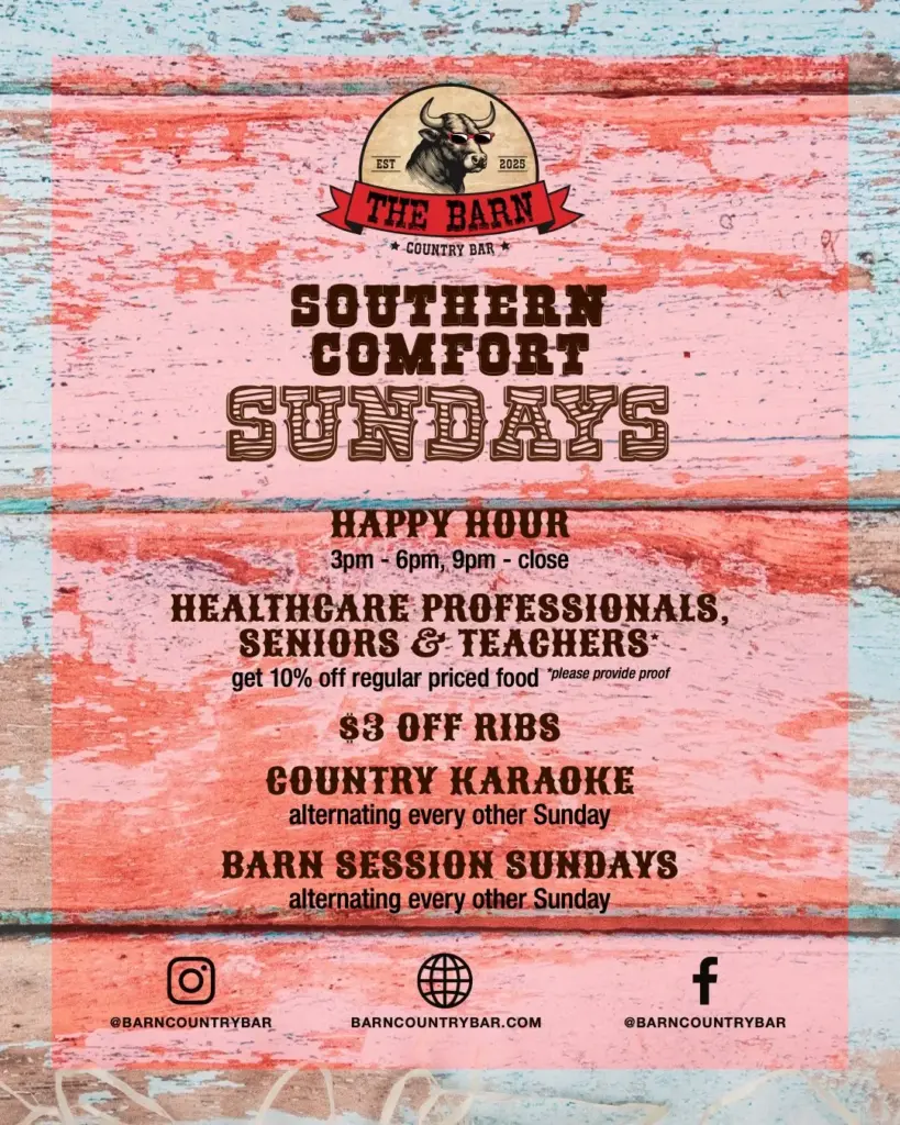 93234 southern comfort sundays