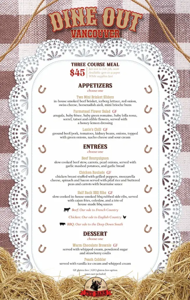barn dine out vancouver