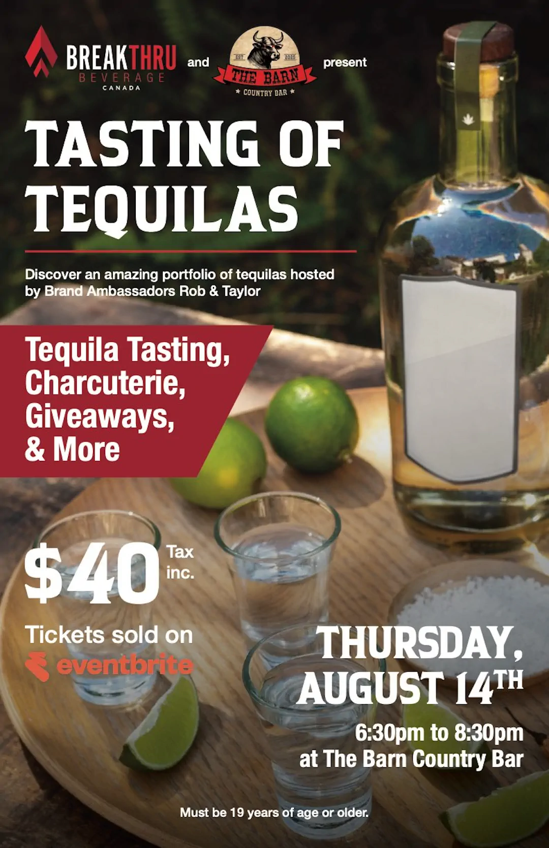tasting of tequilas