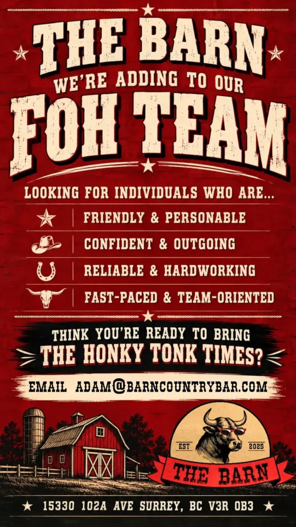 the barn foh team