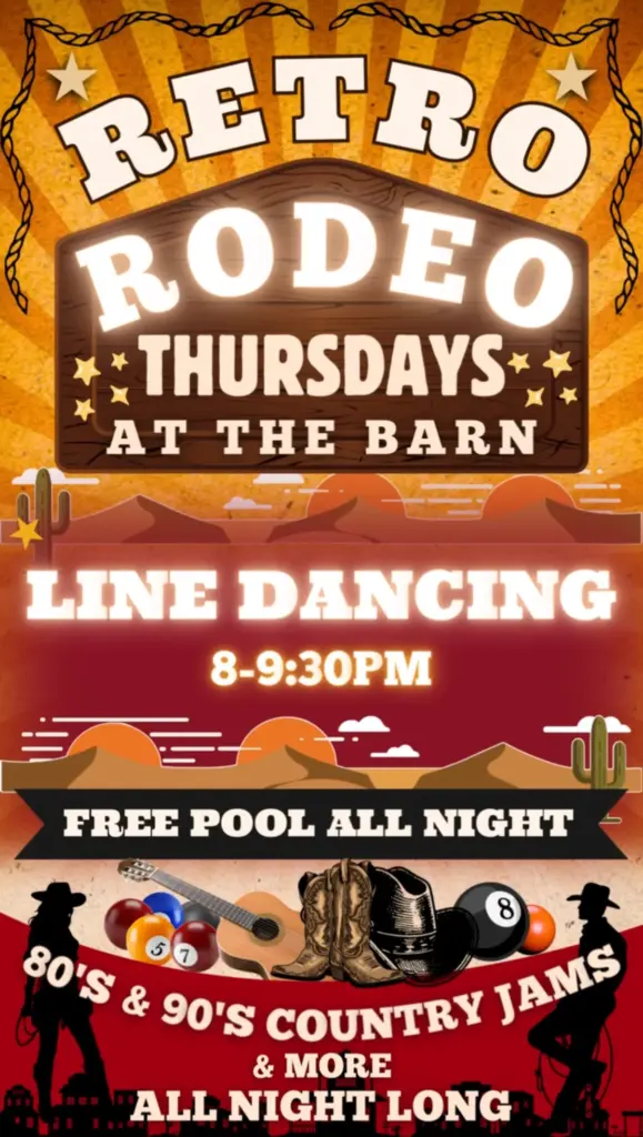 the barn retro rodeo