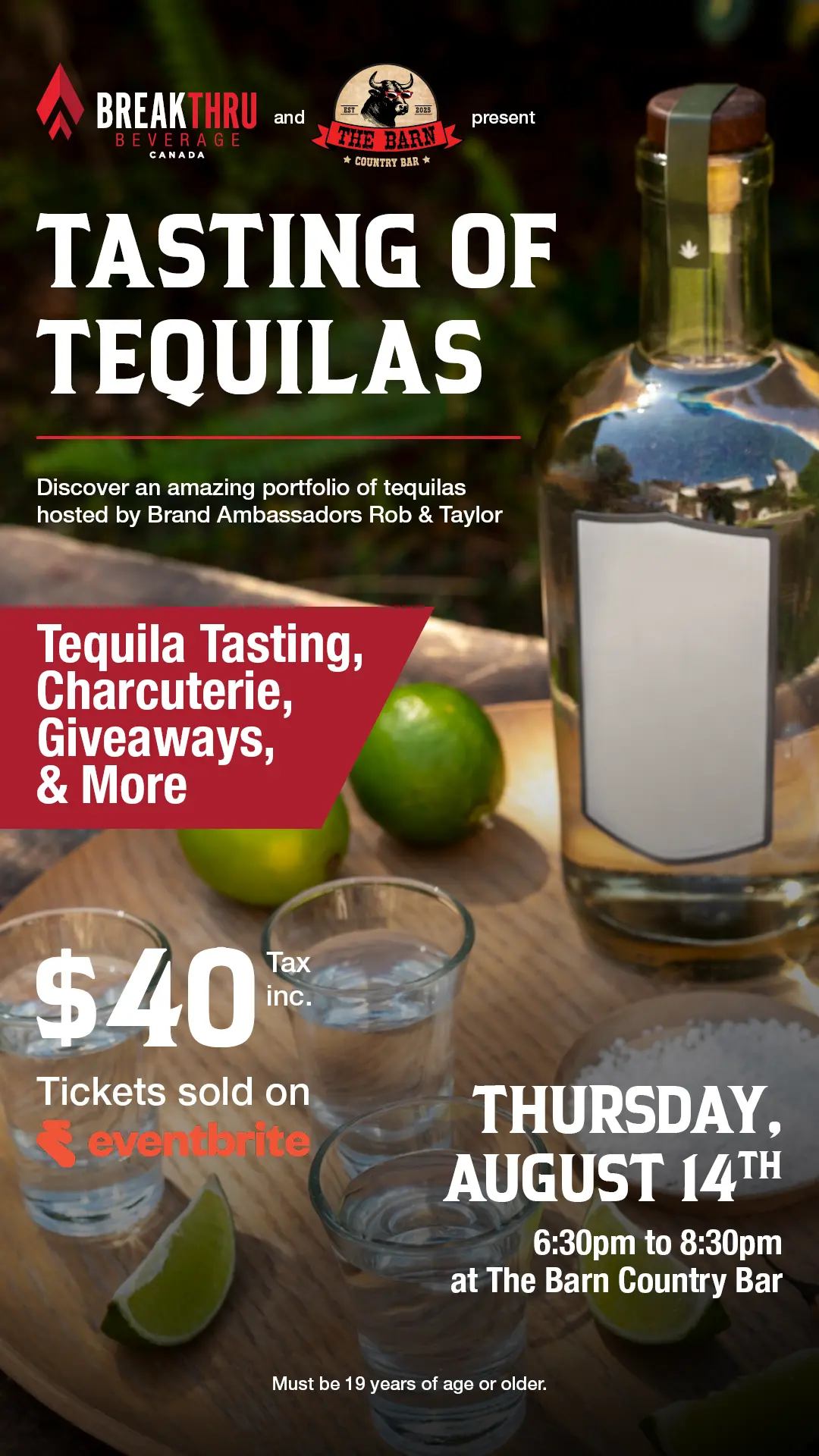 tasting of tequilas